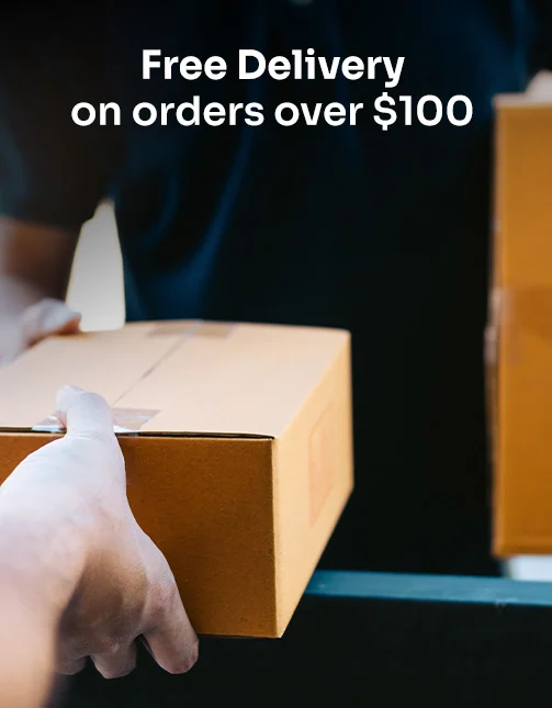 Free delivery for orders over $100