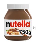 NUTELLA HAZELNUT CHOCOLATE SPREAD 750GM JAR