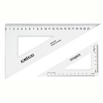 CELCO SET SQUARE 60 DEGREES 210MM CLEAR