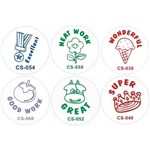 DESKMATE PREINKED MERIT STAMPS ASSORTED PRAISE PACK 3