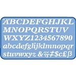 HELIX ITALIC STENCIL 20MM