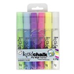 TEXTA 0400570 LIQUID CHALK MARKER DRY WIPE BULLET POINT WALLET 6