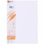 QUILL 06303 LINEN BOND BOARD A4 216GSM WHITE PK25