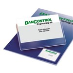 3L 10114 BUSINESS CARD POCKET 95X60MM OPEN ON LONG SIDE PK100