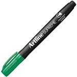 ARTLINE SUPREME PERMANENT MARKER GREEN BOX 12