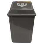 CLEANLINK 12054 RUBBISH BIN WITH BULLET LID 25L