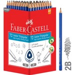 FABERCASTELL JUMBO GRIP TRIANGULAR GRAPHITE PENCIL 2B BOX 72