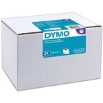 DYMO BULK PERMANENT ADDRESS SD0722360 LABELS 28 X 89MM STANDARD PAPER WHITE 24 ROLLS