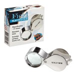 CHROME EYE LOUPE TRIPLEX TYPE 10 X 21MM