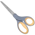 WESTCOTT TITANIUM BONDED SCISSORS CLIPPED TIP STRAIGHT HANDLE 8 INCH GREYYELLOW