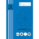OLYMPIC GH104 GRAPH BOOK 10MM SQUARES 48 PAGE A4
