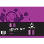OLYMPIC SKETCH BOOK SIDE OPEN 110GSM 40 PAGE A3