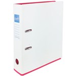 BANTEX 145050 LEVER ARCH FILE 70MM A4 2 TONE WHITE AND PINK
