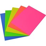 RAINBOW FLUORO BOARD A4 ASSORTED PACK 25