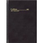 COLLINS ANY YEAR 16079 DIARY 3 DAY TO PAGE A5 BLACK