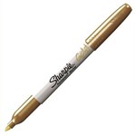 SHARPIE PERMANENT MARKER FINE POINT 10MM METALLIC GOLD