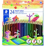 STAEDTLER 185 C24 NORIS COLOUR COLOURED PENCILS ASSORTED BOX 24