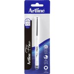 ARTLINE FLOW 189103 GEL INK BALLPOINT PEN 10MM BLUE WITH METAL BARREL AND STYLUS
