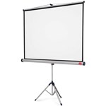 NOBO 1902397W PROJECTION SCREEN 1610 PORTABLE TRIPOD 92 INCH 2000 X 1310MM
