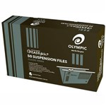 OLYMPIC 100 RECYCLED EASY GLIDE SUSPENSION FILES WITH TABSINSERTS GREEN PACK 50