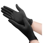 BASTION NITRILE GLOVES POWDER FREE BLACK EXTRA LARGE BX100