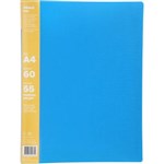 COLOURHIDE MY BIGGEST DISPLAY BOOK 60 POCKETS MEDIUM WEIGHT A4 BLUE