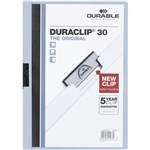 DURABLE 220006 DURACLIP DOCUMENT FILE PORTRAIT 30 SHEET CAPACITY A4 BLUE