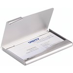 DURABLE 241523 BUSINESS CARD BOX ALUMINIUM 20 CAPACITY