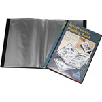 COLBY DISPLAY BOOK NONREFILLABLE INSERT COVER 30 POCKET A4 BLACK