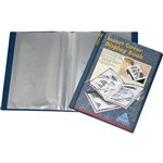COLBY 245A30NAVY DISPLAY BOOK WITH INSERT FRONT PP A4 30 POCKET 310MM X 237MM X 20MM SPINE NAVY