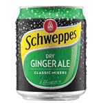 SCHWEPPES DRY GINGER ALE CAN 250ML CTN24