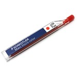 STAEDTLER 254 MARS MICRO COLOR MECHNICAL PENCIL LEAD REFILL HB 05MM RED TUBE 12