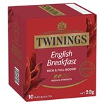 TWININGS TEABAGS ENGLISH BREAKFAST PACK 10