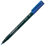 STAEDTLER 3183 LUMOCOLOR OHP MARKER PERMANENT FINE POINT 06MM BLUE