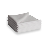 PREMIUM 330GSM KNITTED MICROFIBRE CLOTH  WHITE 40CM X 40CM SHIPS FROM SYDNEY