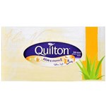 QUILTON FACIAL TISSUES ALOE VERA 3PLY WHITE BX110