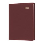 2026 COLLINS BELMONT POCKET DIARY WEEK TO VIEW WITH PENCIL A7 BURGUNDY