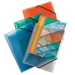 ELBA DOCUMENT WALLET A4 TRANSPARENT WITH INSERT COVER CLEAR