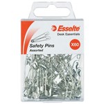 ESSELTE 37046 SAFETY PINS ASSORTED PK60