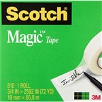 3M 810 SCOTCH MAGIC TAPE 19MM X 66MTR REFILL ROLL