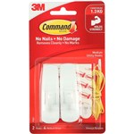 3M 17001 COMMAND ADHESIVE HOOK MEDIUM PACK 2