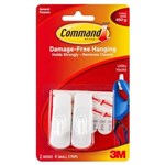 3M 17002 COMMAND ADHESIVE HOOKS SMALL PK2