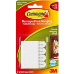3M 17202 COMMAND ADHESIVE PICTURE HANGING INTERLOCKING FASTENER SMALL PK4