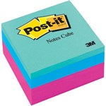 3M 2027RCR POSTIT NOTE MEMO CUBE 76X76MM 400 SHEETS SUMMER BRIGHTS