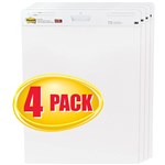 3M 559VAD4PK POSTIT SUPER STICKY EASEL PAD VALUE PACK WHITE PK4