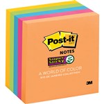 3M 6545SSAU POSTIT SUPER STICKY NOTE 76X76MM RIO DE JANIERO ASSORTED COLOURS PK5