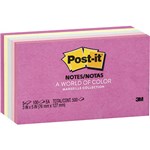 3M 655AST POSTIT NOTE 76X127MM ASSORTED MARSEILLE PK5