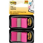 3M 680BP2 POSTIT FLAG TWIN PACK BRIGHT PINK PK100