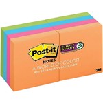 3M 6228SSAU POSTIT SUPER STICKY MINI NOTES 50 X 50MM 90 SHEETS PER PAD RIO DE JANIERO PK8