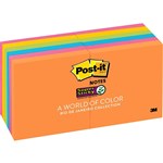 POSTIT 65412SSAU SUPER STICKY NOTES 76 X 76MM RIO DE JANEIRO PACK 12